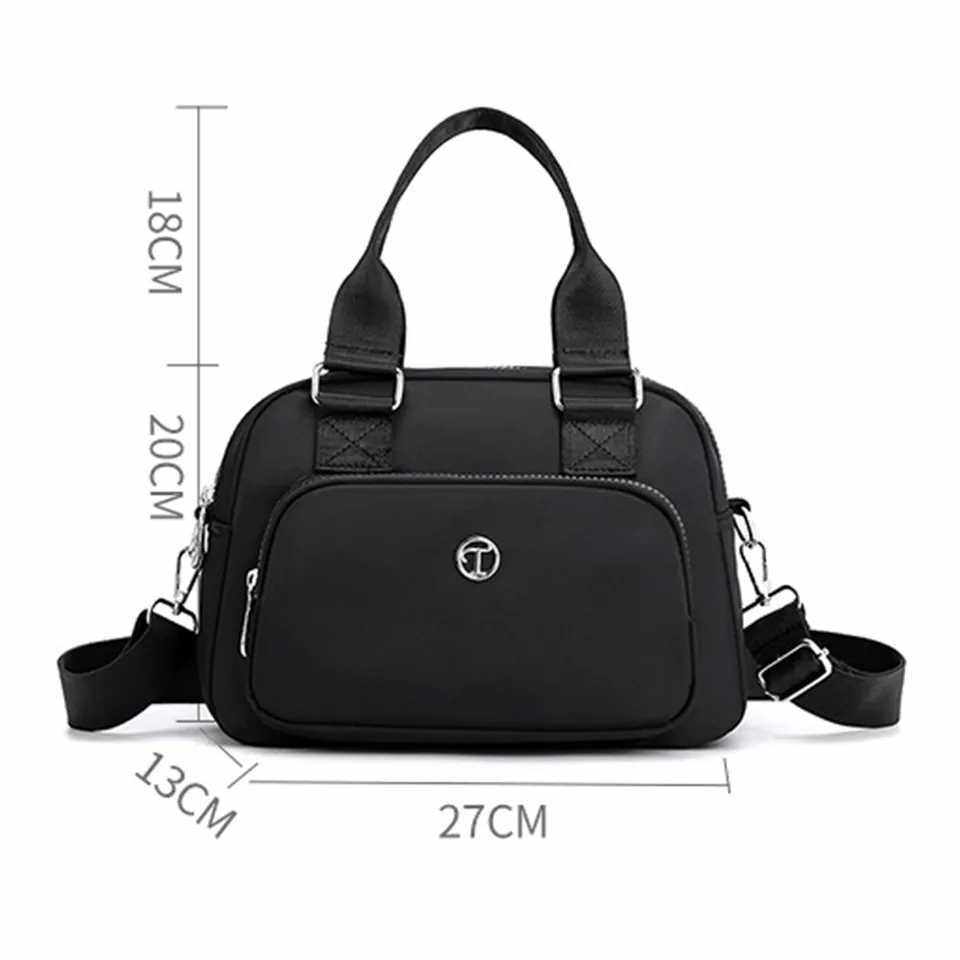 Picture of Nylon Women Messenger Bag Waterproof Shoulder Crossbody Handbag for Teen Girls Designer High Quality Large Capacity Fashionbag ( blue color ) - Blue