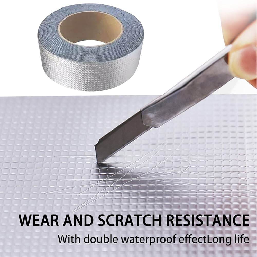Picture of High - Density Reusable Adhesive Tape Waterproof Butyl Sealing Tape (2.5M) 5M/ 3M 2CM/ 3CM Nano Tape Double Sided Tape Transparent NoTrace Cleanable Home - White