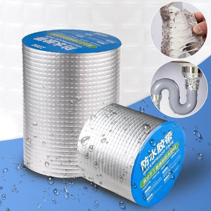 Picture of High - Density Reusable Adhesive Tape Waterproof Butyl Sealing Tape (2.5M) 5M/ 3M 2CM/ 3CM Nano Tape Double Sided Tape Transparent NoTrace Cleanable Home - White