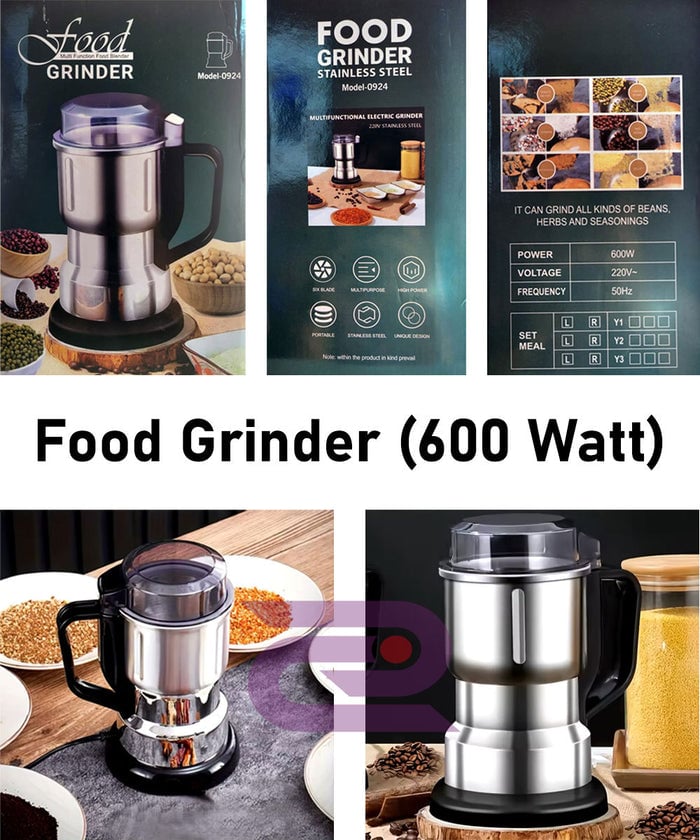 Picture of New Bajaj Multi - functional Stainless Steel Electric Food Smart Grinder Mini Blender Mixer Machine 600W - Black