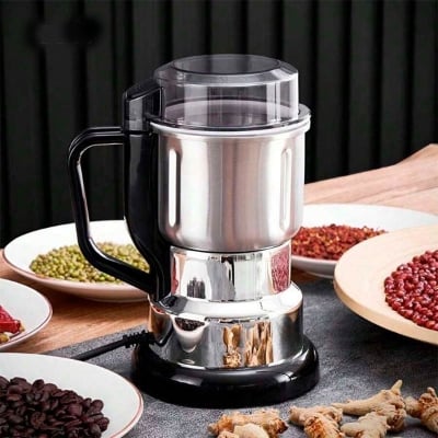 Picture of New Bajaj Multi - functional Stainless Steel Electric Food Smart Grinder Mini Blender Mixer Machine 600W - Black