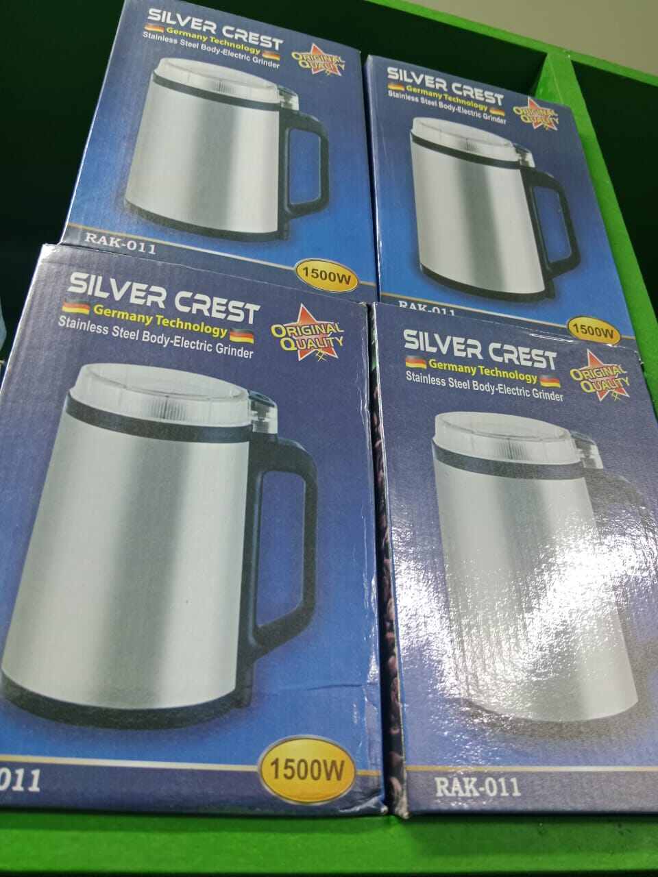 Picture of Silver Crest Stainless Steel Electric Mini Grinder 1500 Watt 1pcs - Silver