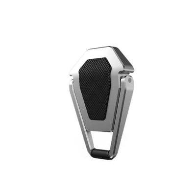 Picture of Universal Metal Foldable Laptop Stand Non - slip Bracket Support for Macbook Pro Air Lenovo Notebook Laptops Mount Holder Feets Portable Heat Dissipation Bracket Game Book Support for Apple Macbook Pro Air Notebook Heat Reduction Holder Laptop Accessories - Silver