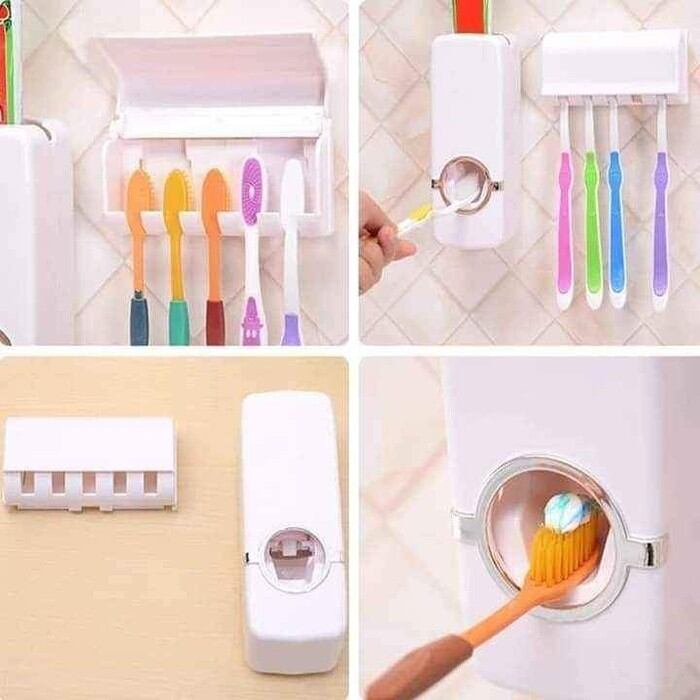 Picture of Automatic Toothpaste Dispenser with Toothbrush Holder by FlashBuy Deals