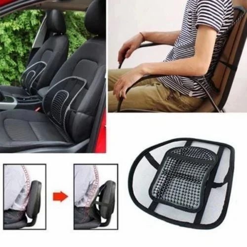 Picture of New Sit Right Back Support To Relief BackPain For Chair Furniture Protector - Black 
