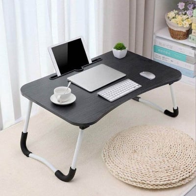 Picture of Versatile - Computer Laptop Desk Small Foldable Multi - Function Bed Desk Simple Dormitory Lazy Table Bed with Laptop Table - Tremendously Adaptable - Multicolor