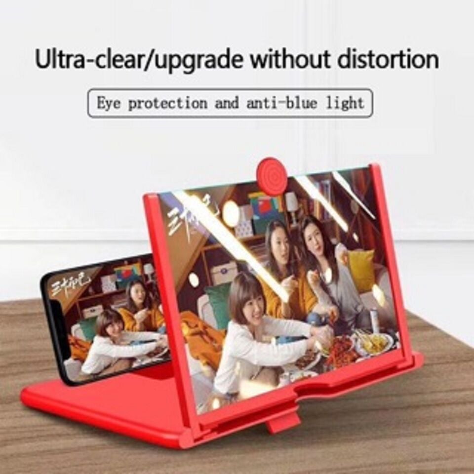 Picture of 8.5 Inch 3D Glass Magnifier Mobile Screen Amplifier Foldable Display - Multicolor