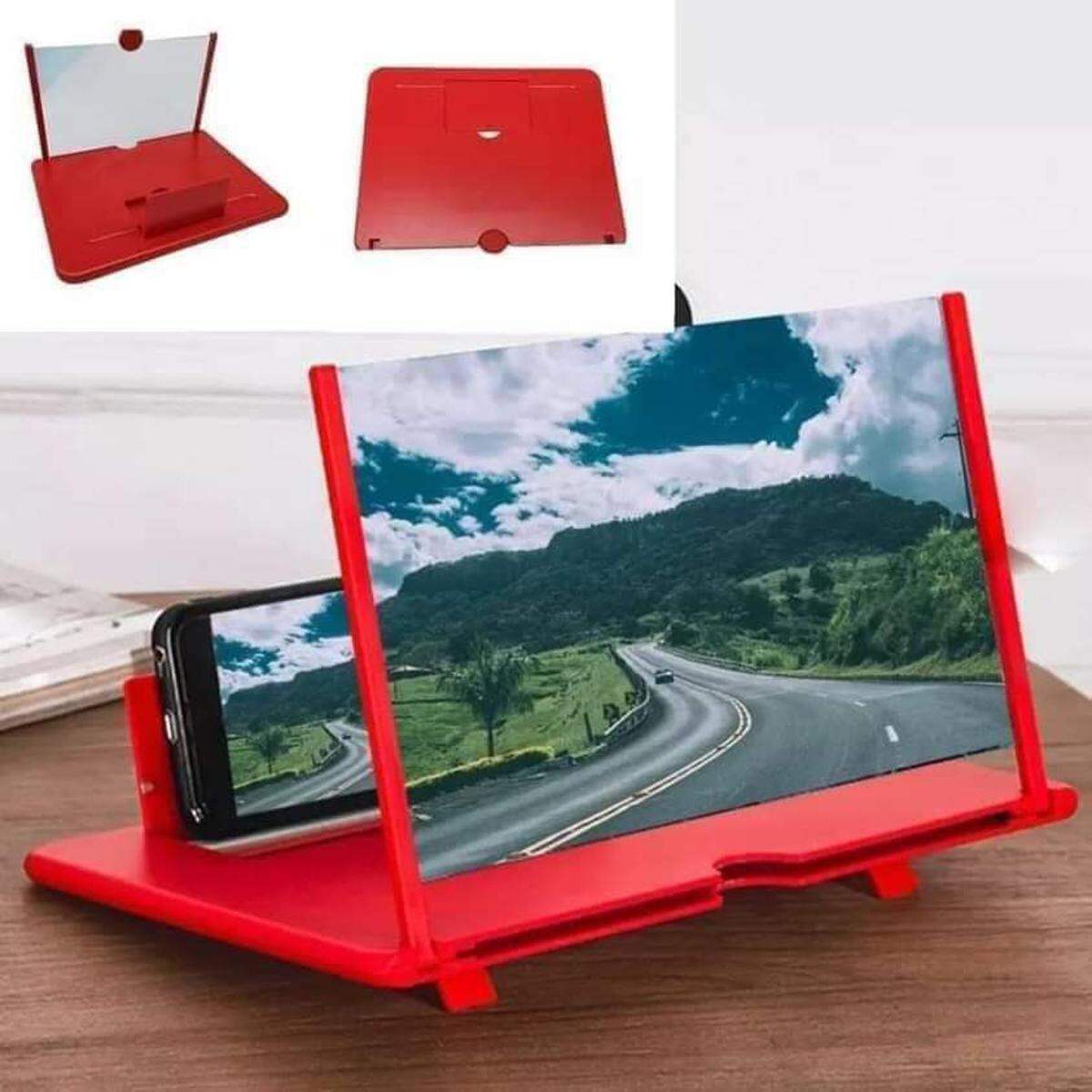 Picture of 8.5 Inch 3D Glass Magnifier Mobile Screen Amplifier Foldable Display - Multicolor
