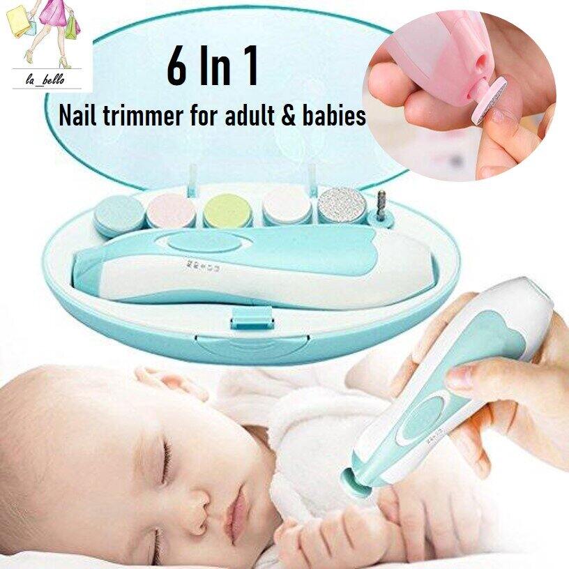 Picture of High Quality Electric Nail Trimmer for Baby Newborn Nail Trimmer Manicure Kit - Multicolor