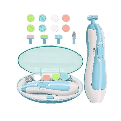 Picture of High Quality Electric Nail Trimmer for Baby Newborn Nail Trimmer Manicure Kit - Multicolor