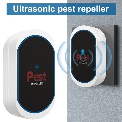 Picture of Ultrasonic Pest Repellent Plug - In - 360° Effective Indoor Insect Control For Mosquitoes, Mice, Spiders, Ants, Cockroaches - Child - Saf - Multicolor