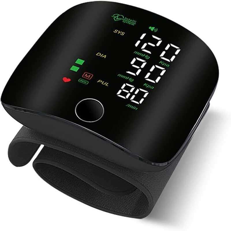 Picture of Automatic Rechargeable Digital Touch Screen Wrist type Blood - Pressure Machine/ BP Machine - Black