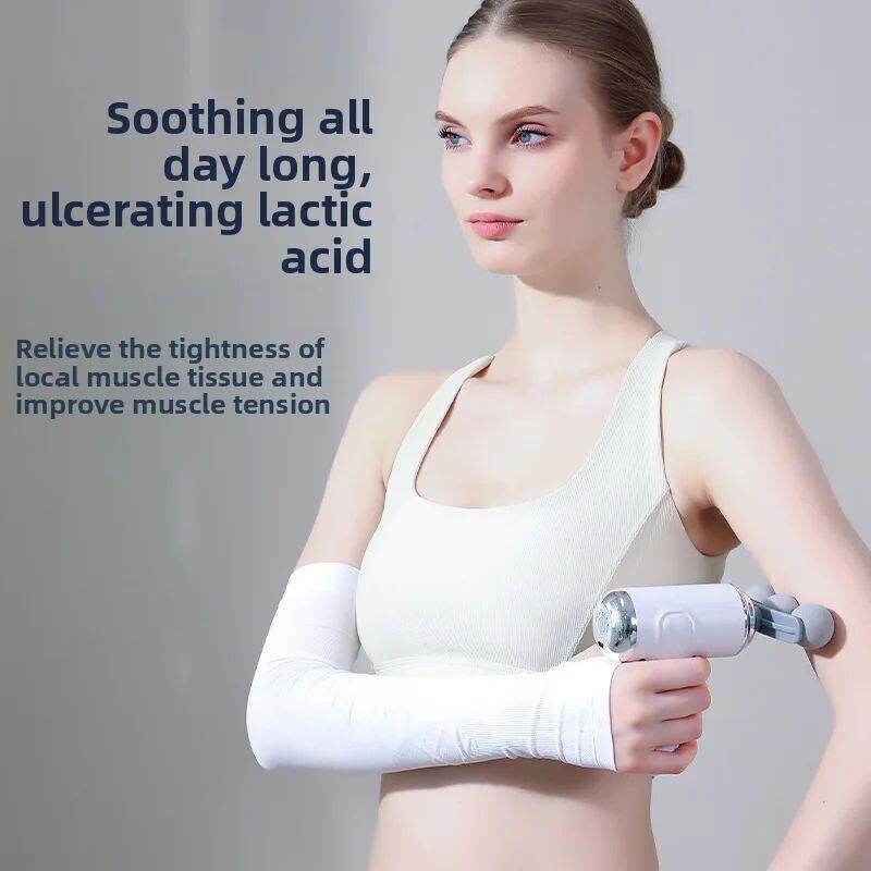 Picture of HIGH QUALITY THREE - HEAD HIT Deep Tissue Fascia MASSAGE Rechargeable Electric Muscle Relaxation for Neck, Shoulder & Back - Multicolor