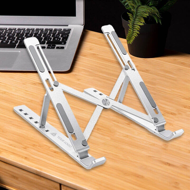 Picture of Premium Laptop Stand Aluminum Alloy Creative Folding Adjustable Multi - angle Laptop Stand 10 - 17 inch Tab Notebook laptop stand - Multicolor