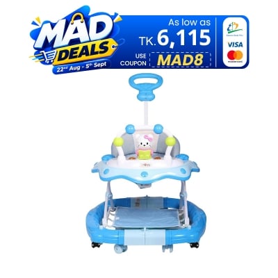 Picture of Baby Rocking Walker with Handle- Blue