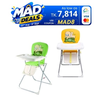 Picture of Baby High Chair Cum Feeding Chair Baby Booster Seat Imported from Taiwan
