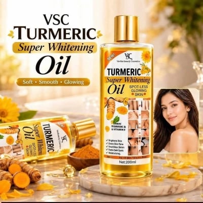 Picture of Turmeric Essential Oil Facial Body Massage oil Moisturizing Diffuser Aromatherapy Brightening Smoothing Body Face Skin Care 200ml