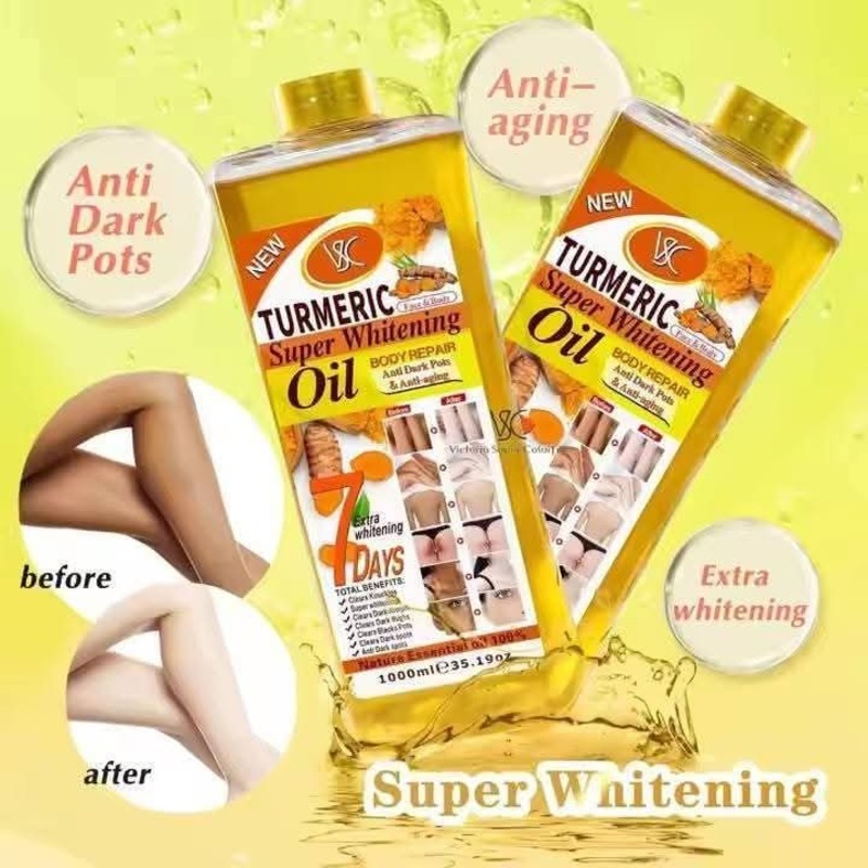Picture of Turmeric Essential Oil Facial Body Massage oil Moisturizing Diffuser Aromatherapy Brightening Smoothing Body Face Skin Care 200ml