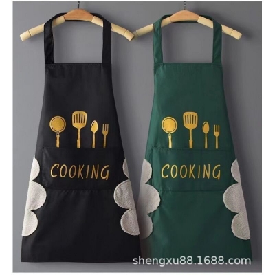 Picture of Kitchen Waterproof Apron Oil Resistant Cooking Aprons for Men and Women - Multicolor