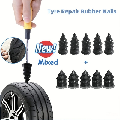 Picture of 10 PCS Motorcycle Accessories Customizable Wheel Kit Vacuum Tubeless Tyre Repair Tools Patch Tire Rubber Motorcycles