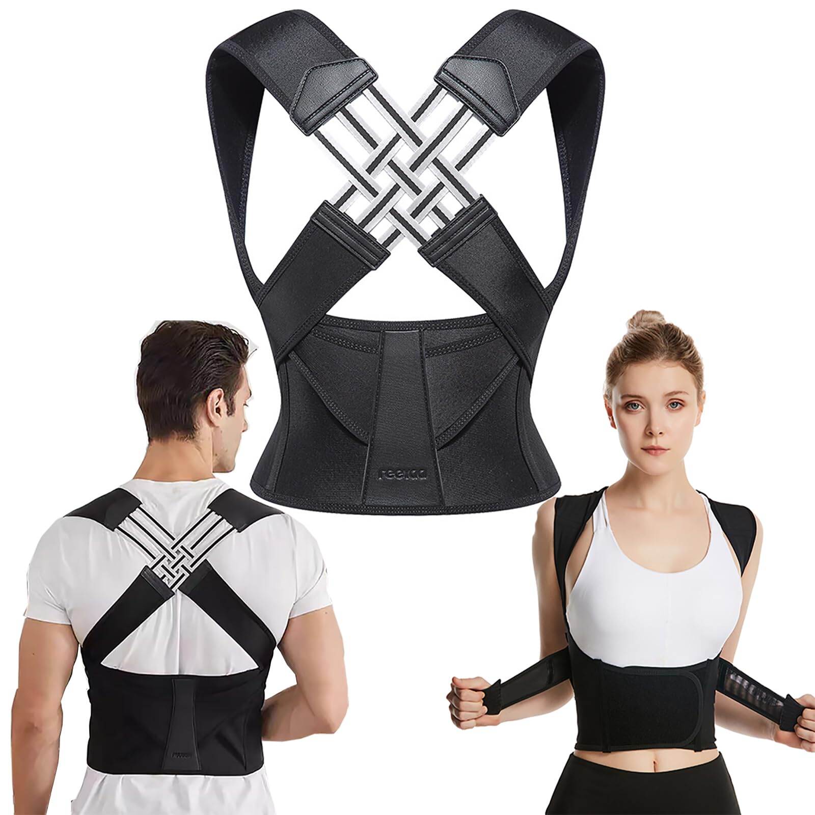 Picture of Posture Corrector for Men and Women, Back Brace Posture Corrector,Adjustable Back Posture Belt,Back Straightener,Back Brace Posture Corrector for Shoulder, Back and Spine Paines Relief