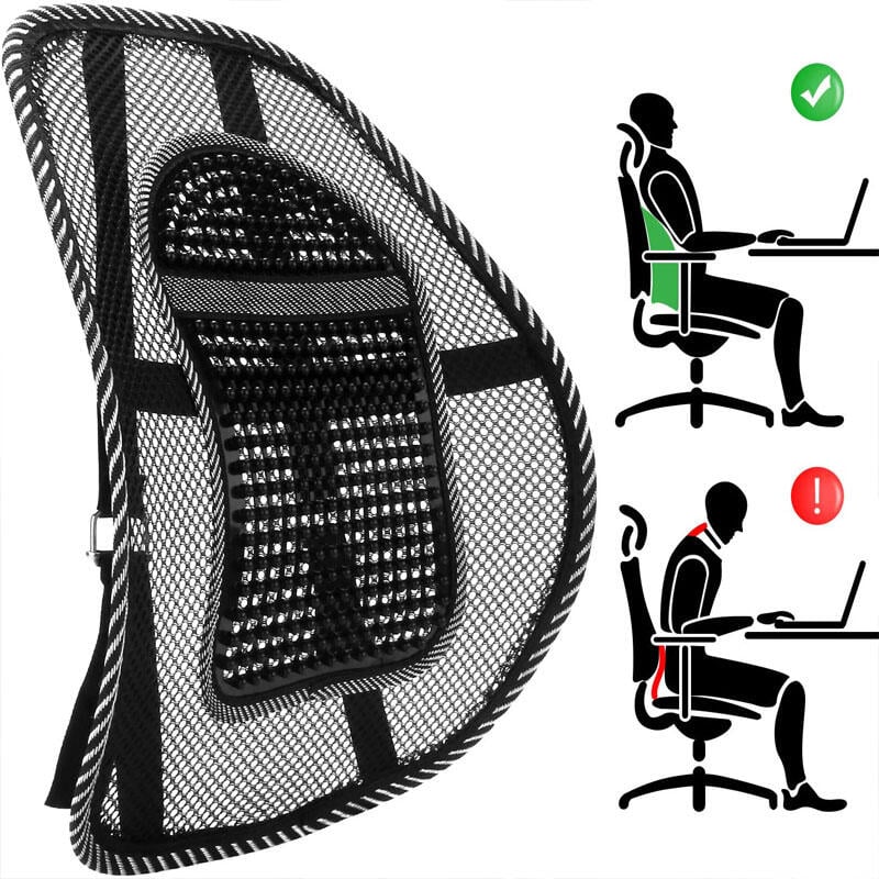 Picture of Sit Right Back Chair Support - Black - Black