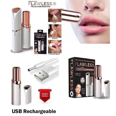 Picture of Rechargeable Flawless Painless Facial Hair Remover Machine For Women Girls Smooth Skin Painless Hair Eraser - FLWWT
