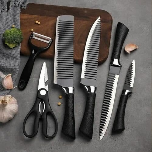 Picture of Premium Zepter 6-Piece Stainless Steel Kitchen Tool Set - Black