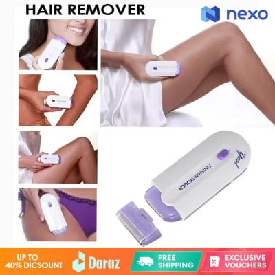 Picture of Hair Remover with Micro-Oscillation Technology for Pain-Free, Convenient, Instant Hair Removal Smooth Skin Painless Hair Eraser - Multicolor