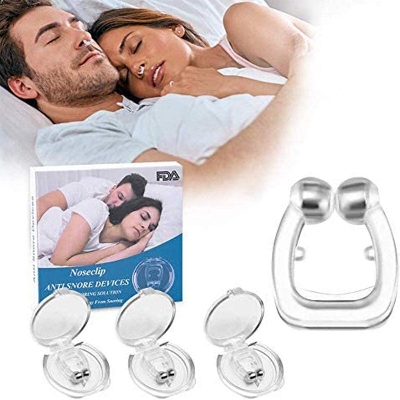Picture of 4pcs/lot Anti SnDevice Stop Snoring Nose Clip Effective-Easy Stop Snoring Solution Sleeping Aid Tool For Men Woman - Multicolor