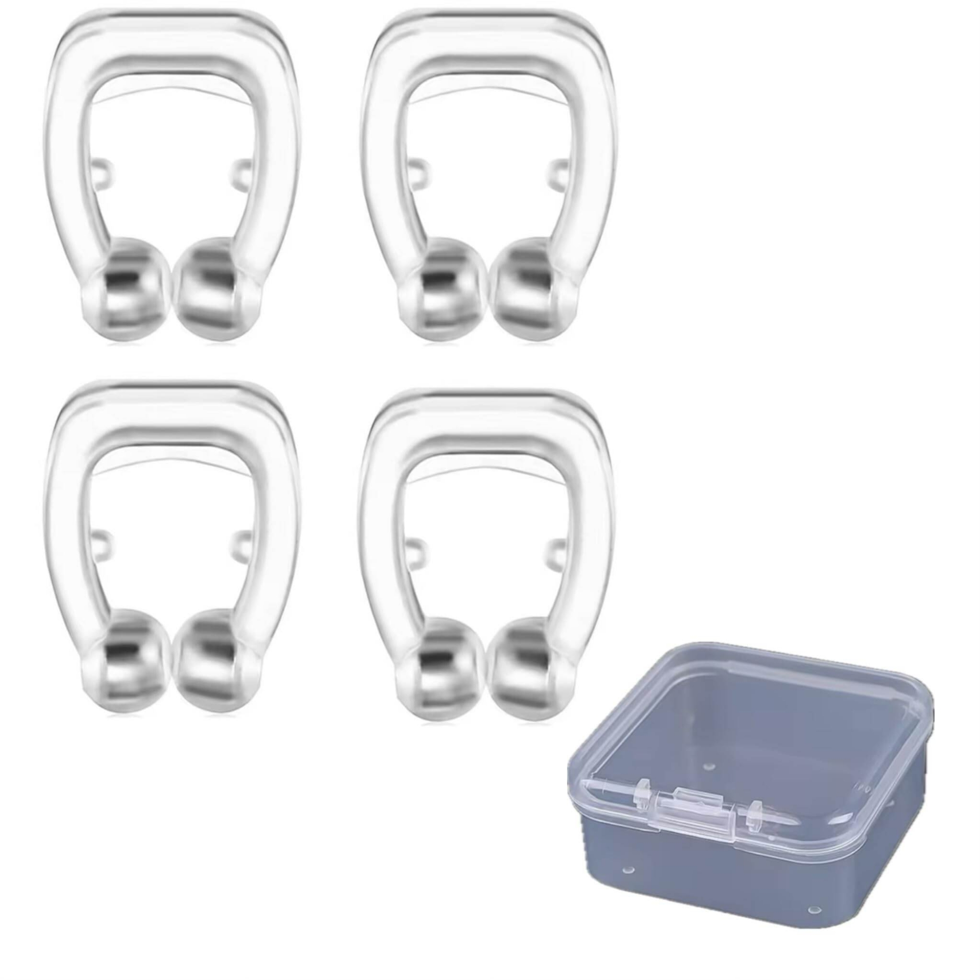 Picture of 4pcs/lot Anti SnDevice Stop Snoring Nose Clip Effective-Easy Stop Snoring Solution Sleeping Aid Tool For Men Woman - Multicolor