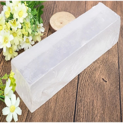 Picture of Glycerine Transparent Soap Base Melt & Pour Soap Base Bar For Soap Making - 1kg