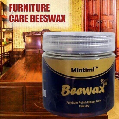 Picture of Mintiml Beewax Wood Polish Polisher Polishing Compound Wax Floor Seasoning Furtniture Wrap Care Magic Repair Traditional All-Purpose Wood - Multicolor