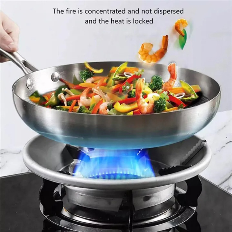 Picture of Energy Saving Gas Stove Cover | Windproof Disk Windshield Bracket | Universal Round Shape - 1 Piece