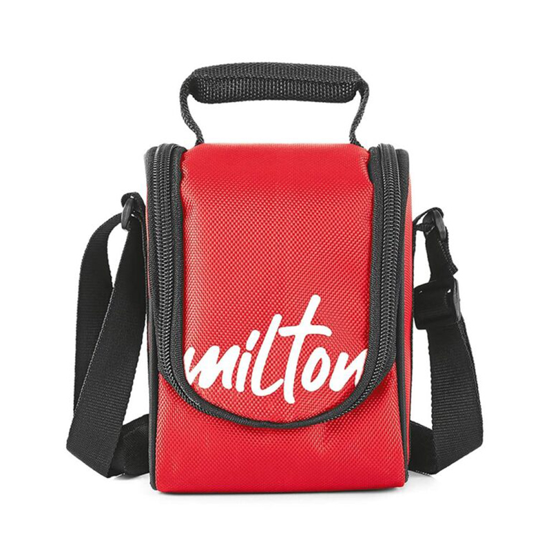 Picture of Milton Tasty 3 Stainless Steel Containers wt Lunch Bag, Red - Red