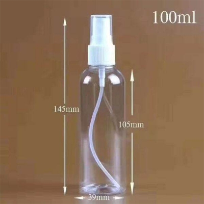Picture of 100ml Spray bottle Transparent plastic bottle- 12 pcs