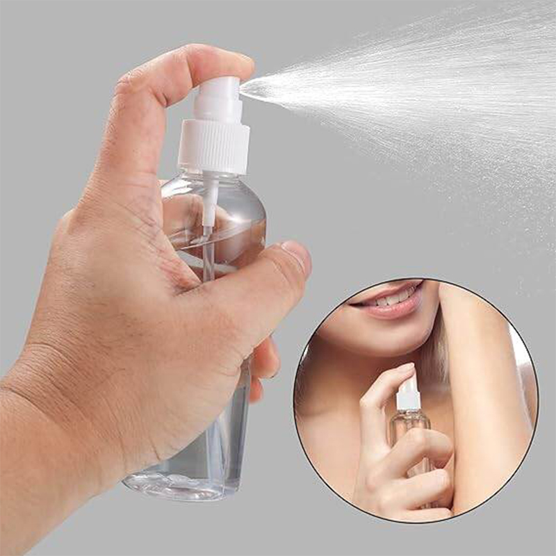 Picture of 100ml Spray bottle Transparent plastic bottle- 12 pcs