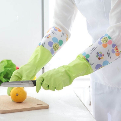 Picture of Kitchen Hand Gloves - 1 Pair - Multicolor