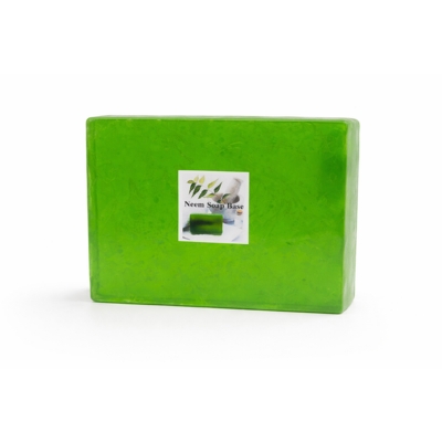 Picture of NatureFresh Neem Soap Base – Premium Green Transparent Soap Making Block - 1kg