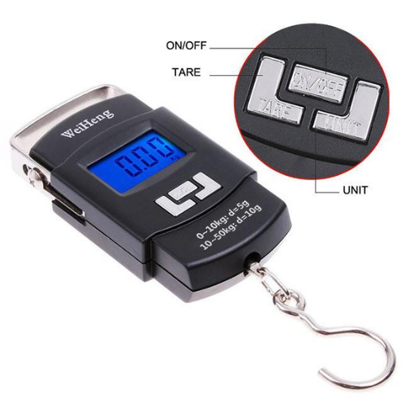 Picture of Electric Portable Scale - Black-Measuring Tools & Scales - Multicolor