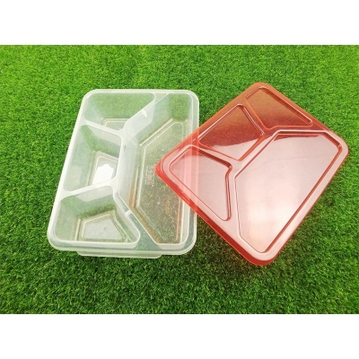 Picture of Multi-Compartment Lunch Box, Food delivery service, Catering Service box - Multicolor