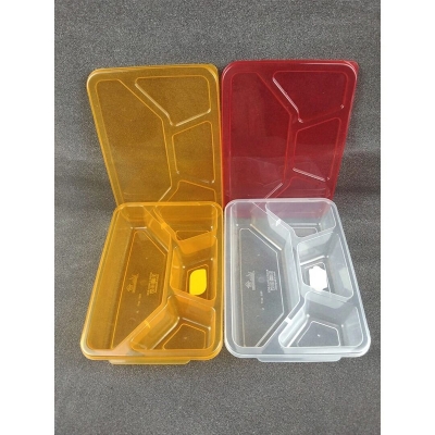 Picture of Multi-Compartment Lunch Box, Food delivery service, Catering Service box - Multicolor