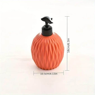 Picture of Living Dimond Cut Design Liquid Soap Dispenser, Multipurpose Refillable Plastic Pump for Hand Wash, Dish Wash, Shampoo, Kitchen, Bathroom, and Household Use