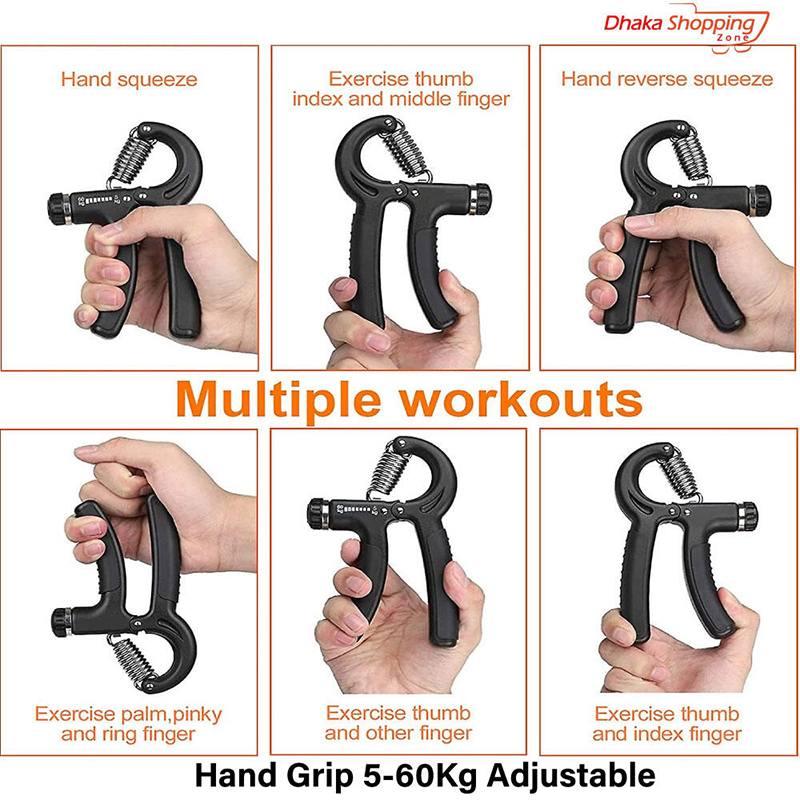 Picture of Hand Grips Finger Exerciser Grip Strengthener Arm Spring Expander Exercise Gym Fitness Training Wrist Gripper - Multicolor