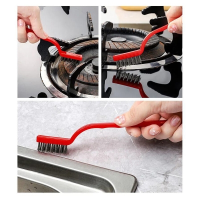 Picture of 3pcs/lot Kitchen Cleaning Wire Brush Strong - Multicolor