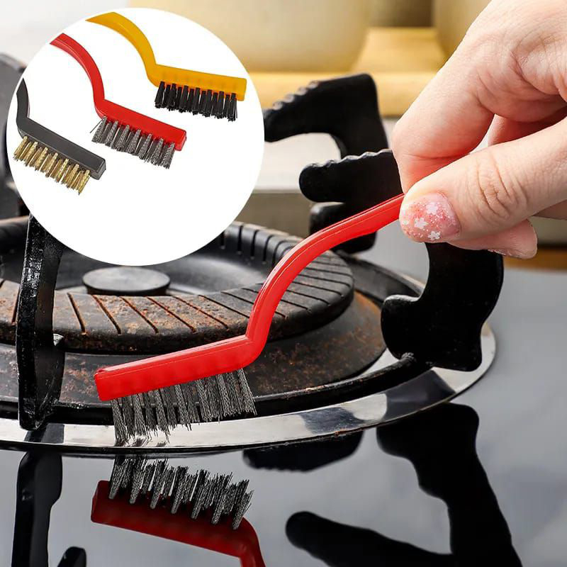 Picture of 3pcs/lot Kitchen Cleaning Wire Brush Strong - Multicolor