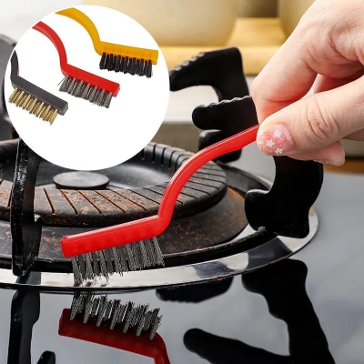 Picture of 3pcs/lot Kitchen Cleaning Wire Brush Strong - Multicolor