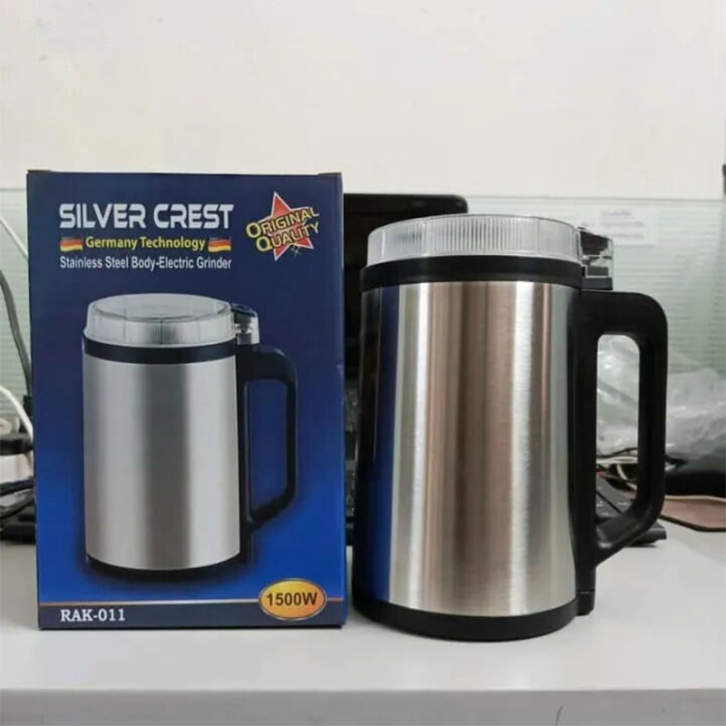 Picture of Silver Crest Stainless Steel Electric Mini Grinder 1500 Watt - Silver