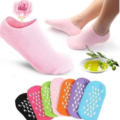 Picture of Reusable SPA Silicone Gel Socks [ 1 Pair ] - Multicolor
