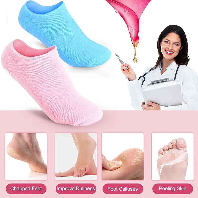 Picture of Reusable SPA Silicone Gel Socks [ 1 Pair ] - Multicolor